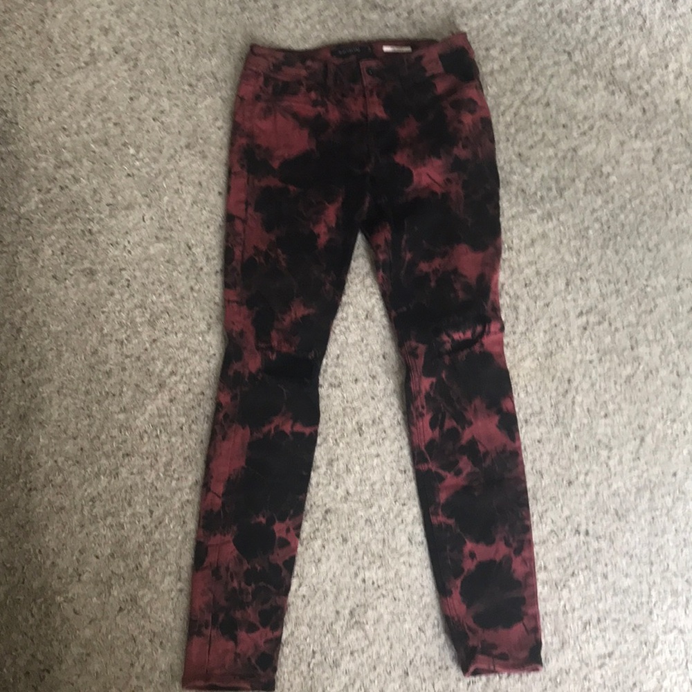 Tie dye look jeans